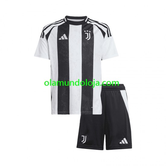 Camisola Juventus Criança Equipamento Primeiro 2024-2025 Manga Curta